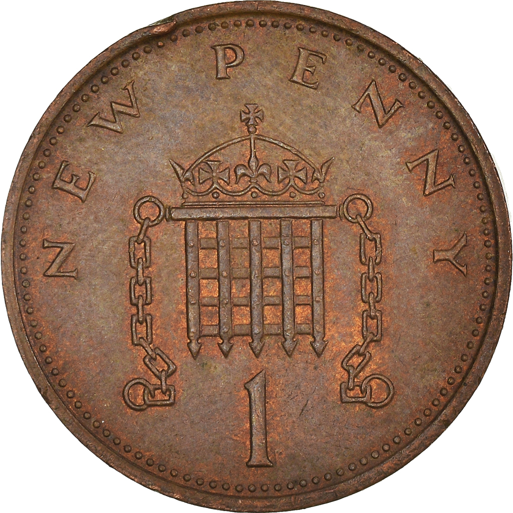 Moneda, Gran Bretaña, New Penny, 1981