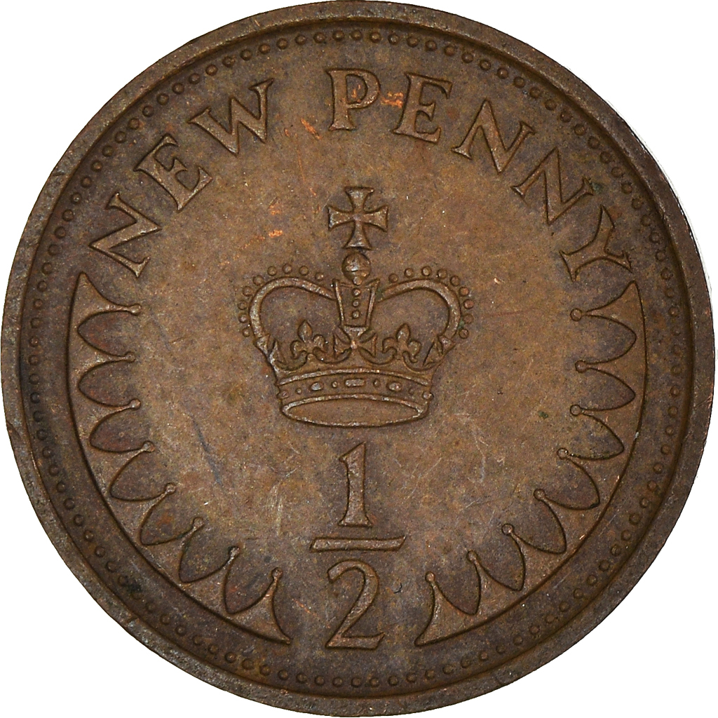 Moneda, Francia, 1/2 Franc, 1979