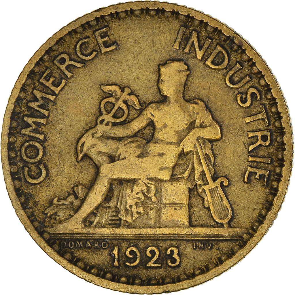 Moneda, Francia, Franc, 1923