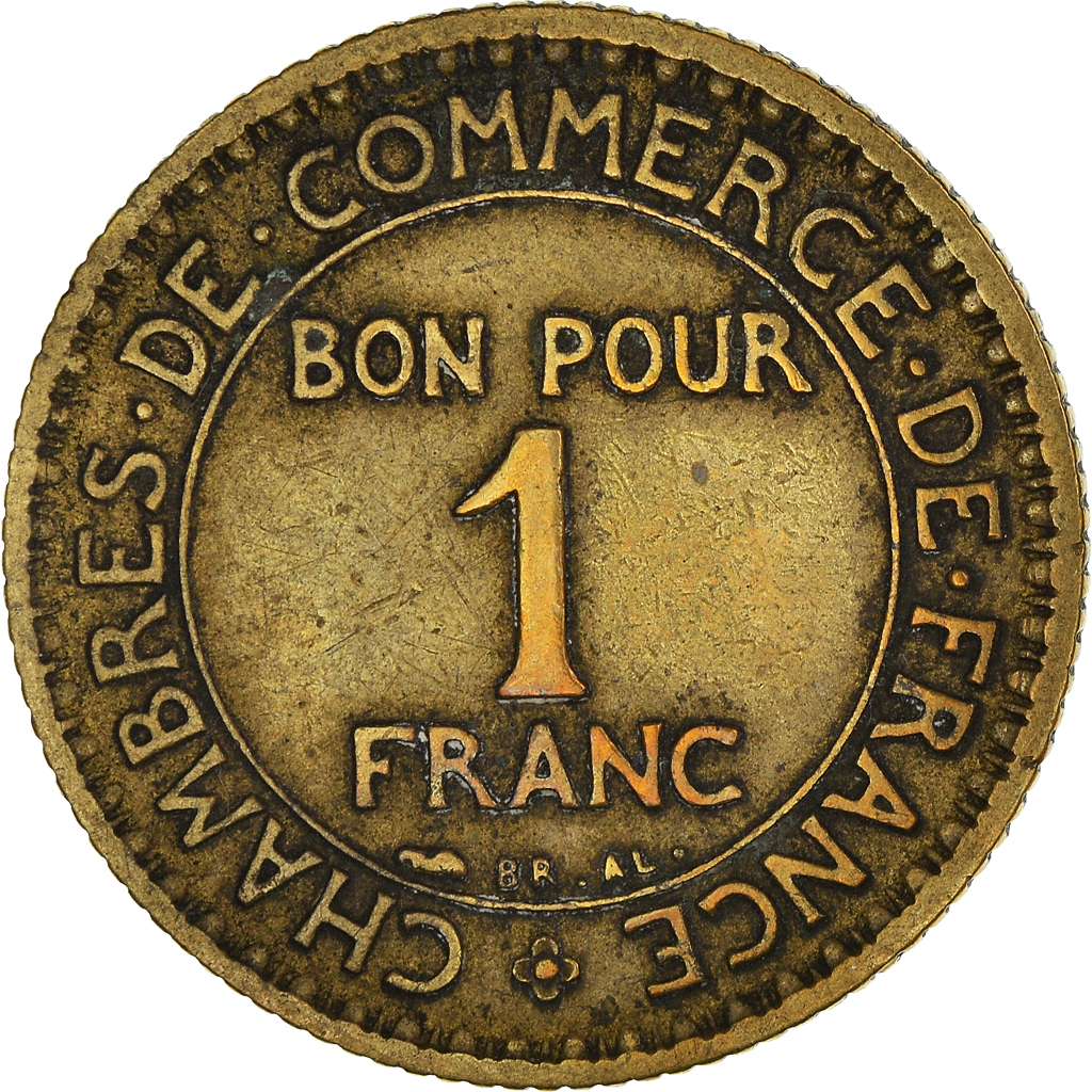 Moneda, Francia, Franc, 1923