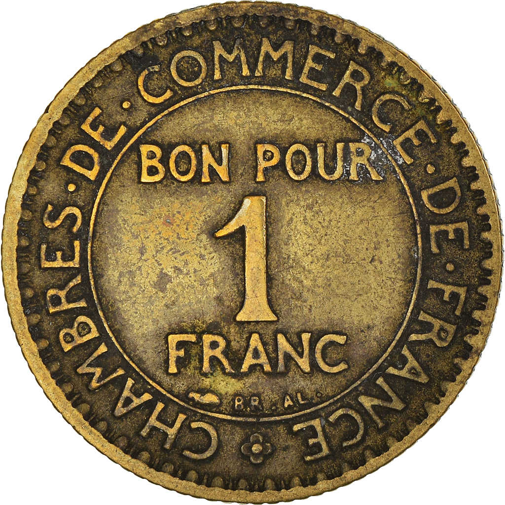 Moneda, Francia, Franc, 1923