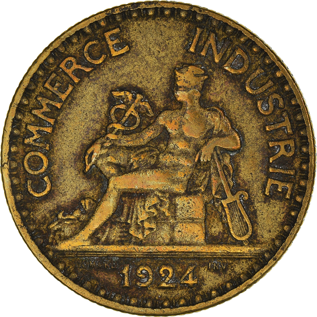 Moneda, Francia, 2 Francs, 1924