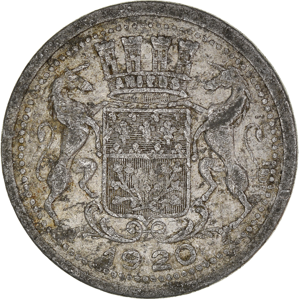 Moneda, Francia, 10 Centimes, 1920