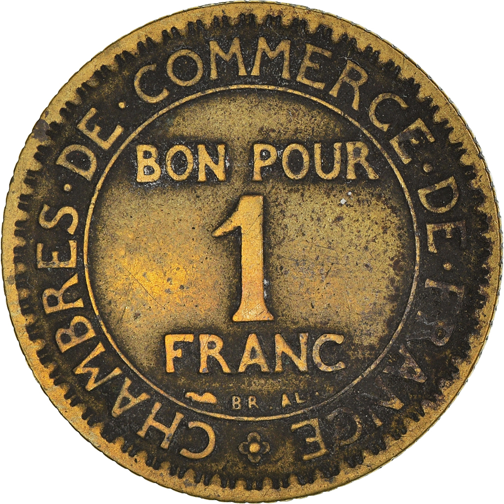 Moneda, Francia, Franc, 1922