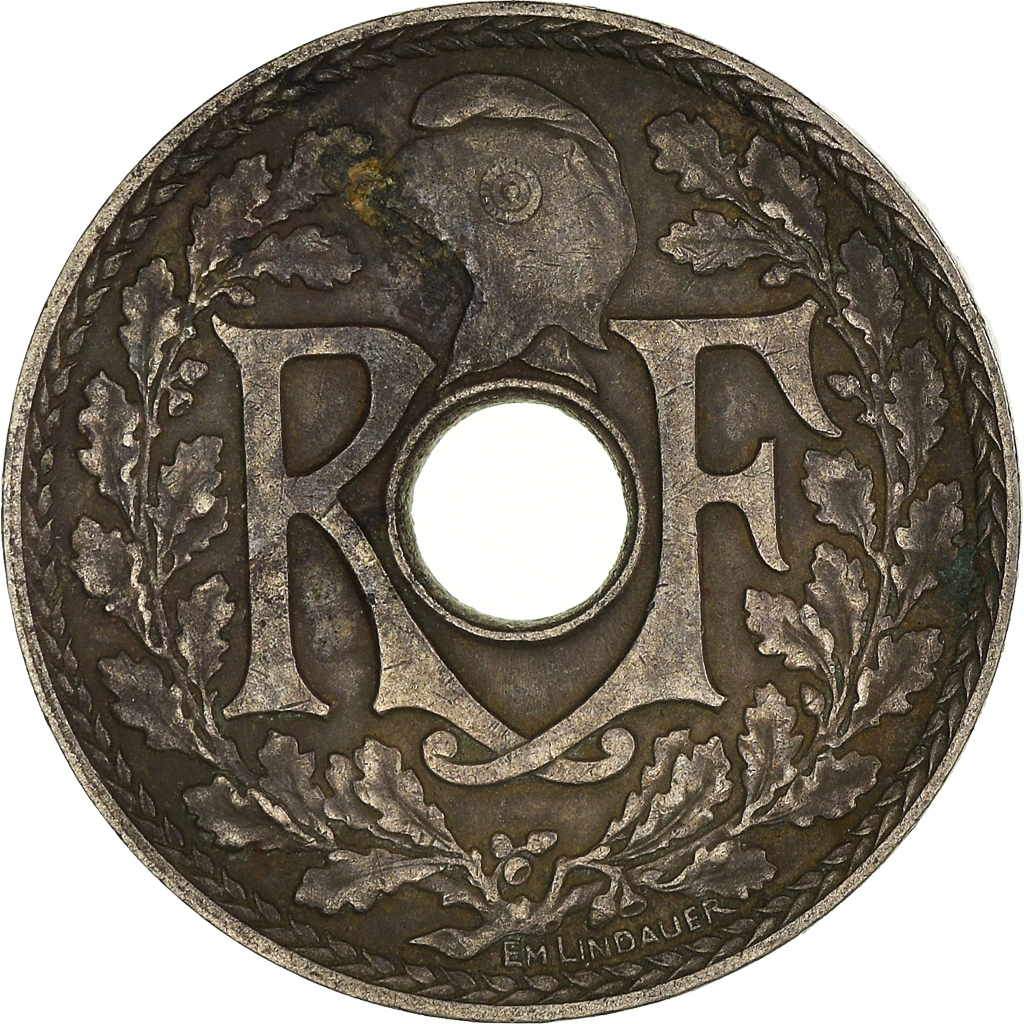 Moneda, Francia, 10 Centimes, 1938