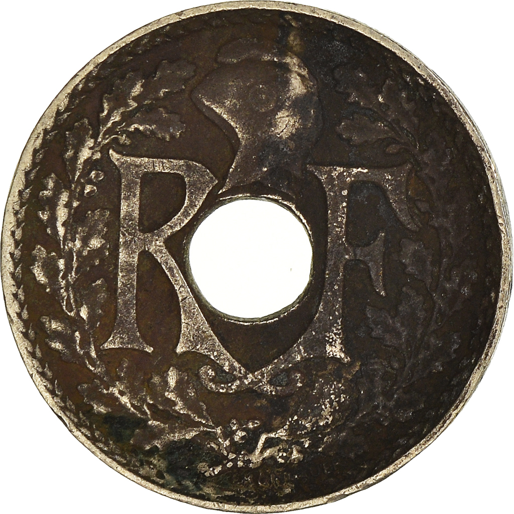 Moneda, Francia, 5 Centimes, 1938