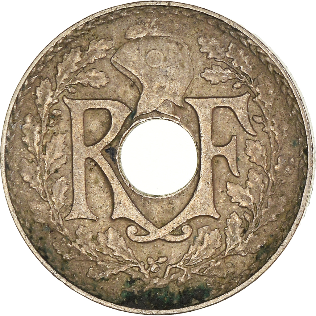 Moneda, Francia, 5 Centimes, 1934