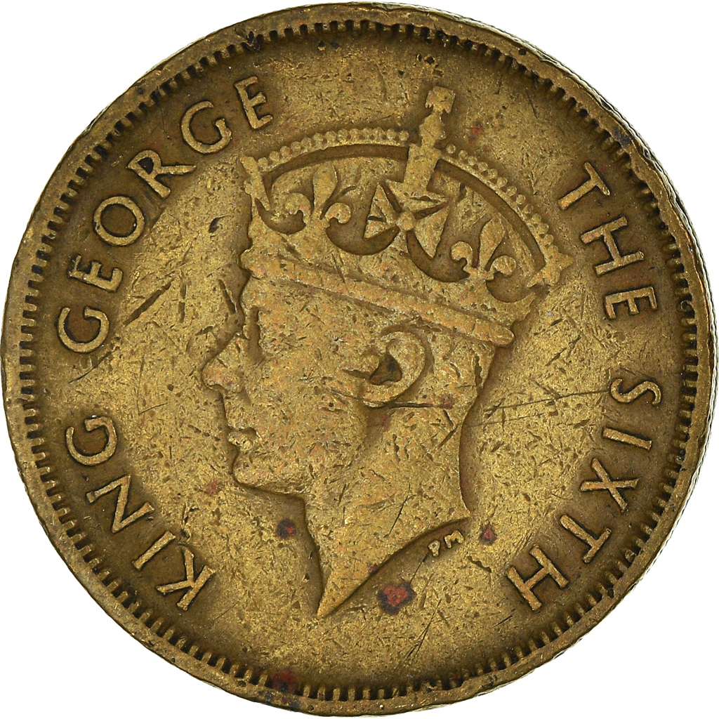 Moneda, Hong Kong, 10 Cents, 1948