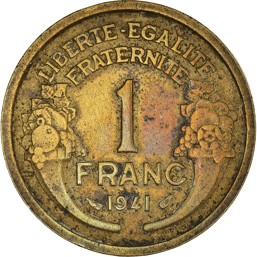 Moneda, Francia, Franc, 1941