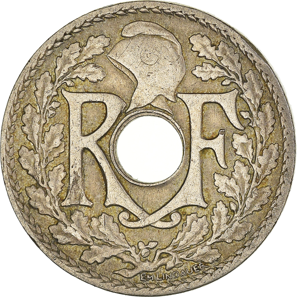 Moneda, Francia, 10 Centimes, 1927