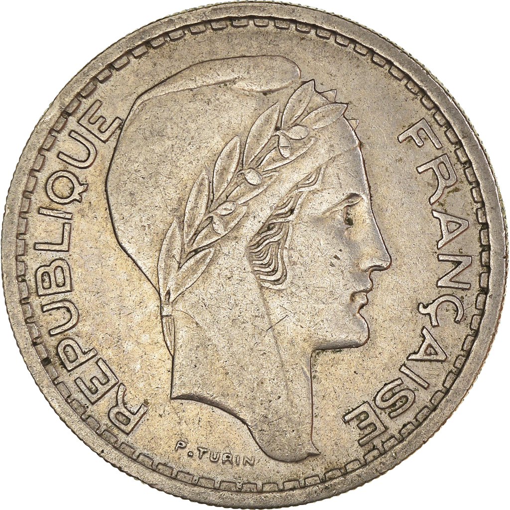 Moneda, Francia, 10 Francs, 1949
