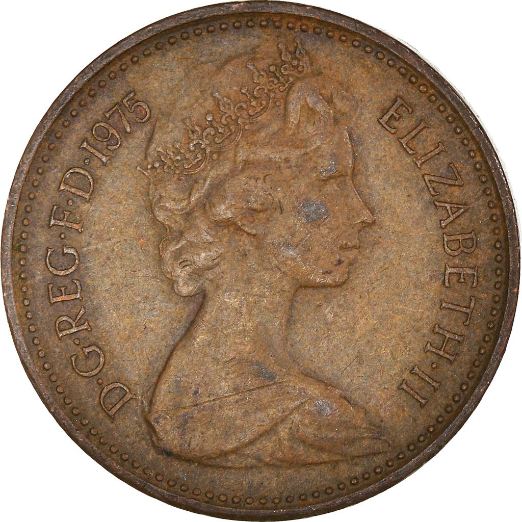 Moneda, Gran Bretaña, New Penny, 1975