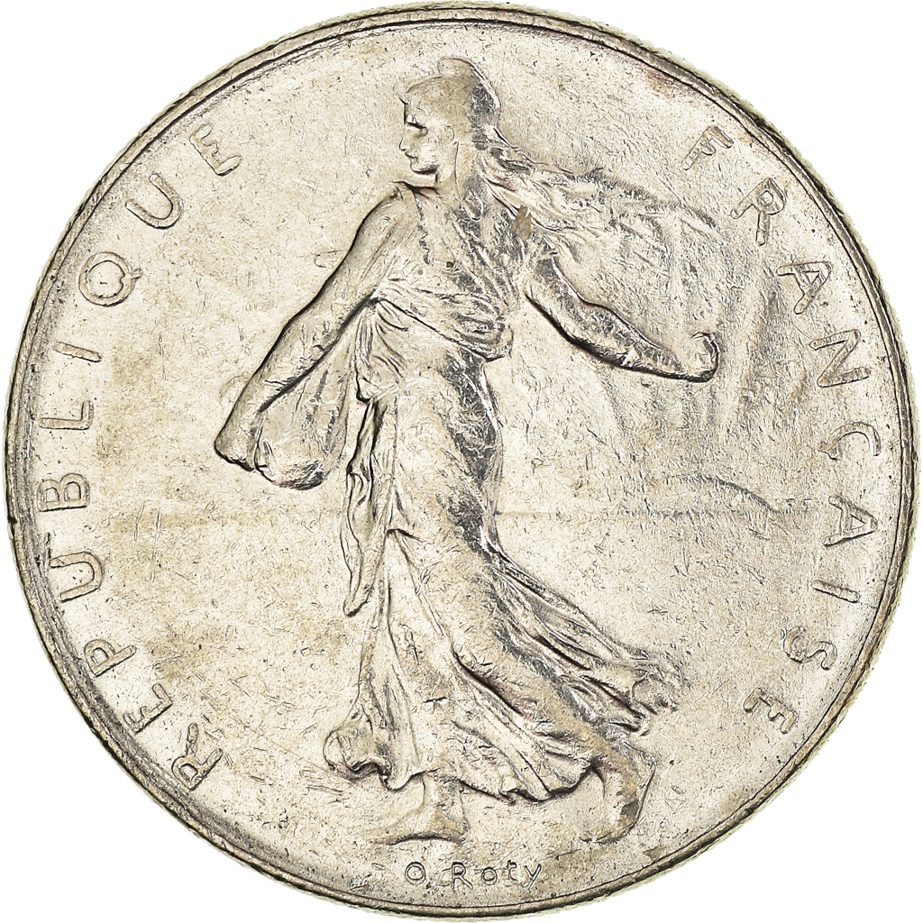 Moneda, Francia, Franc, 1977
