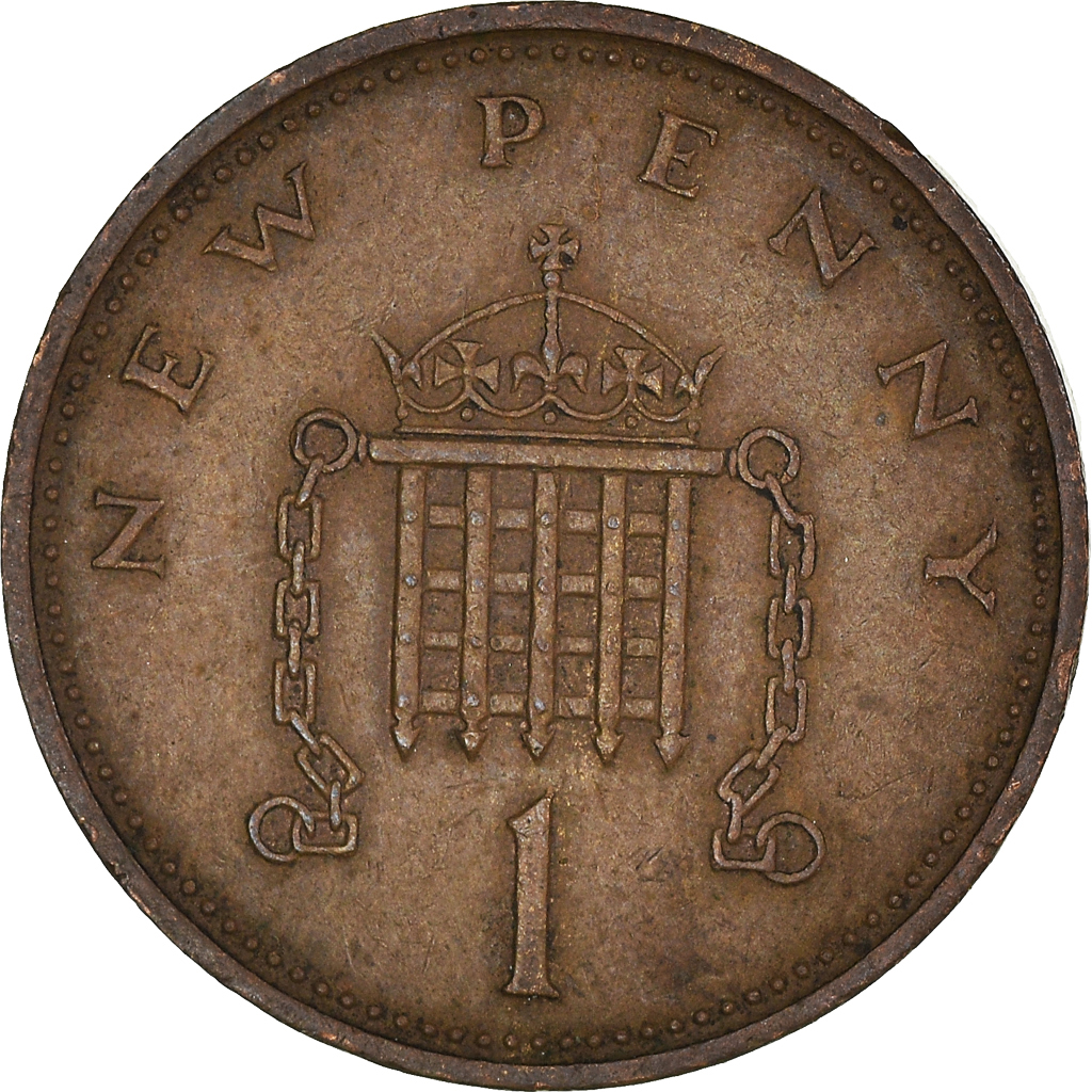 Moneda, Gran Bretaña, New Penny, 1979