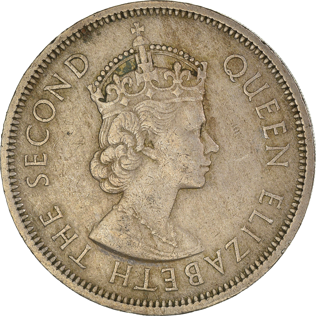 Moneda, Hong Kong, Dollar, 1960