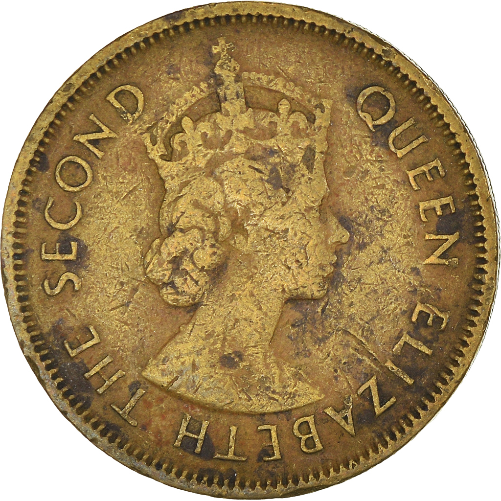 Moneda, Hong Kong, 10 Cents, 1963