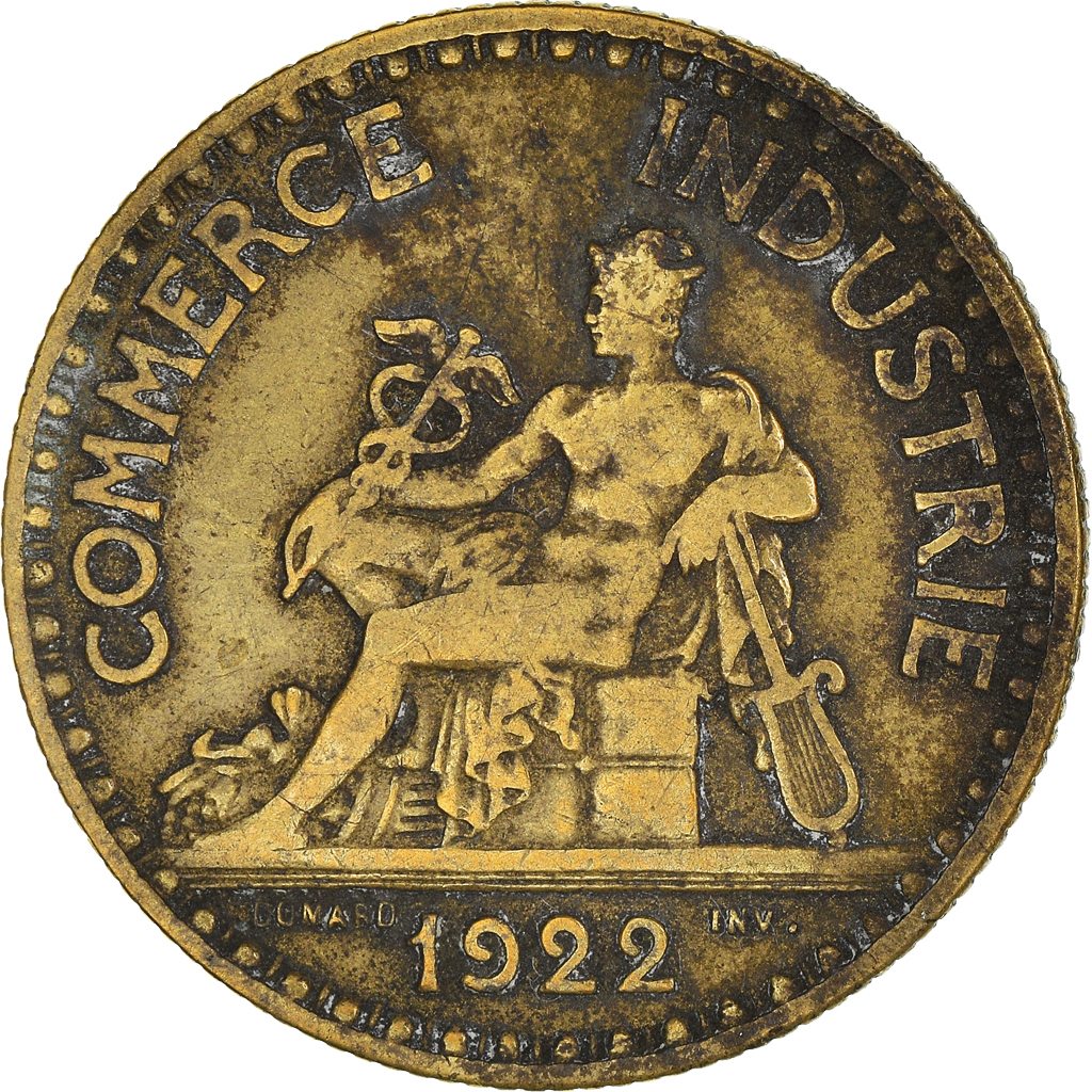 Moneda, Francia, 2 Francs, 1922