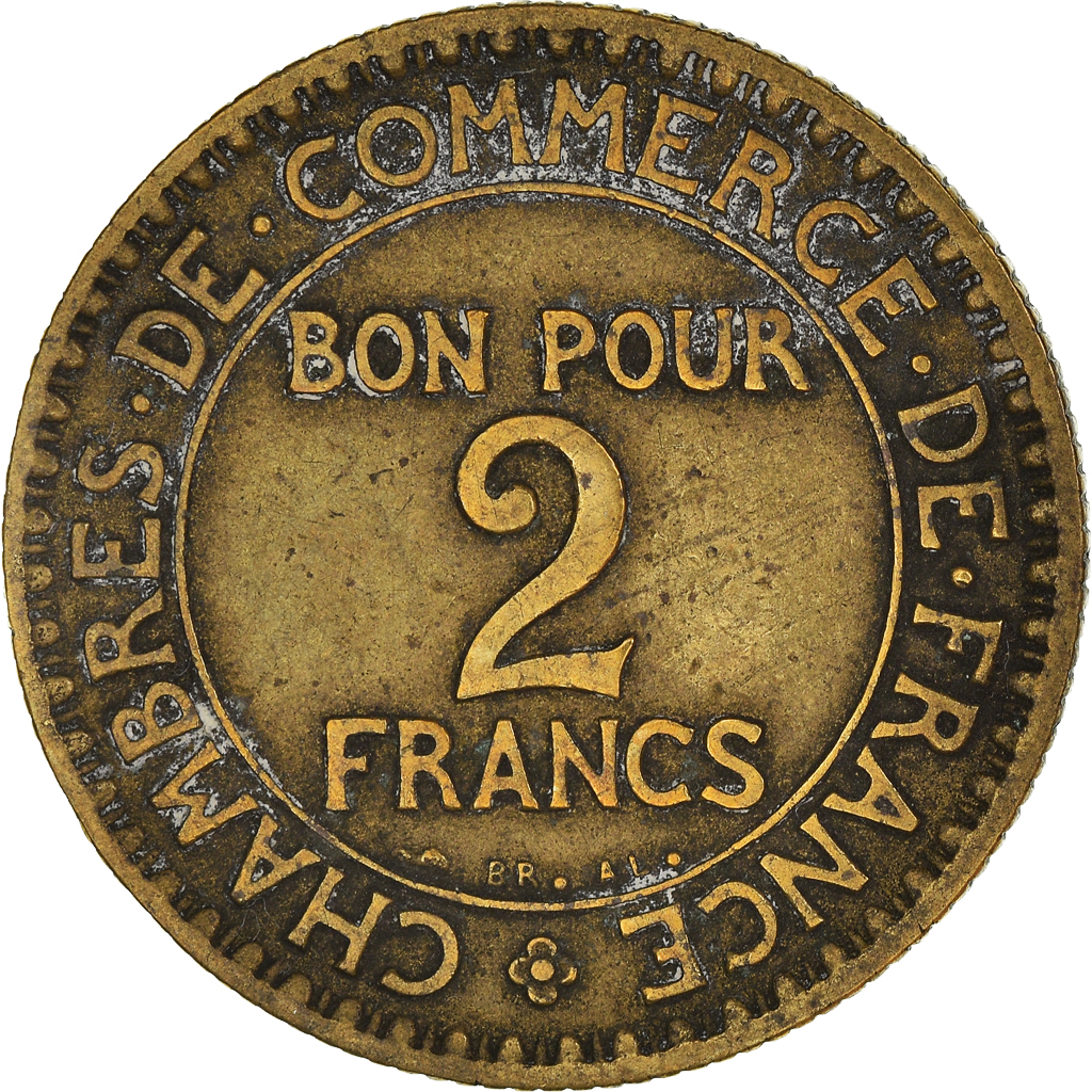 Moneda, Francia, 2 Francs, 1922