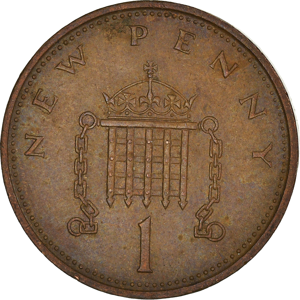 Moneda, Gran Bretaña, New Penny, 1979