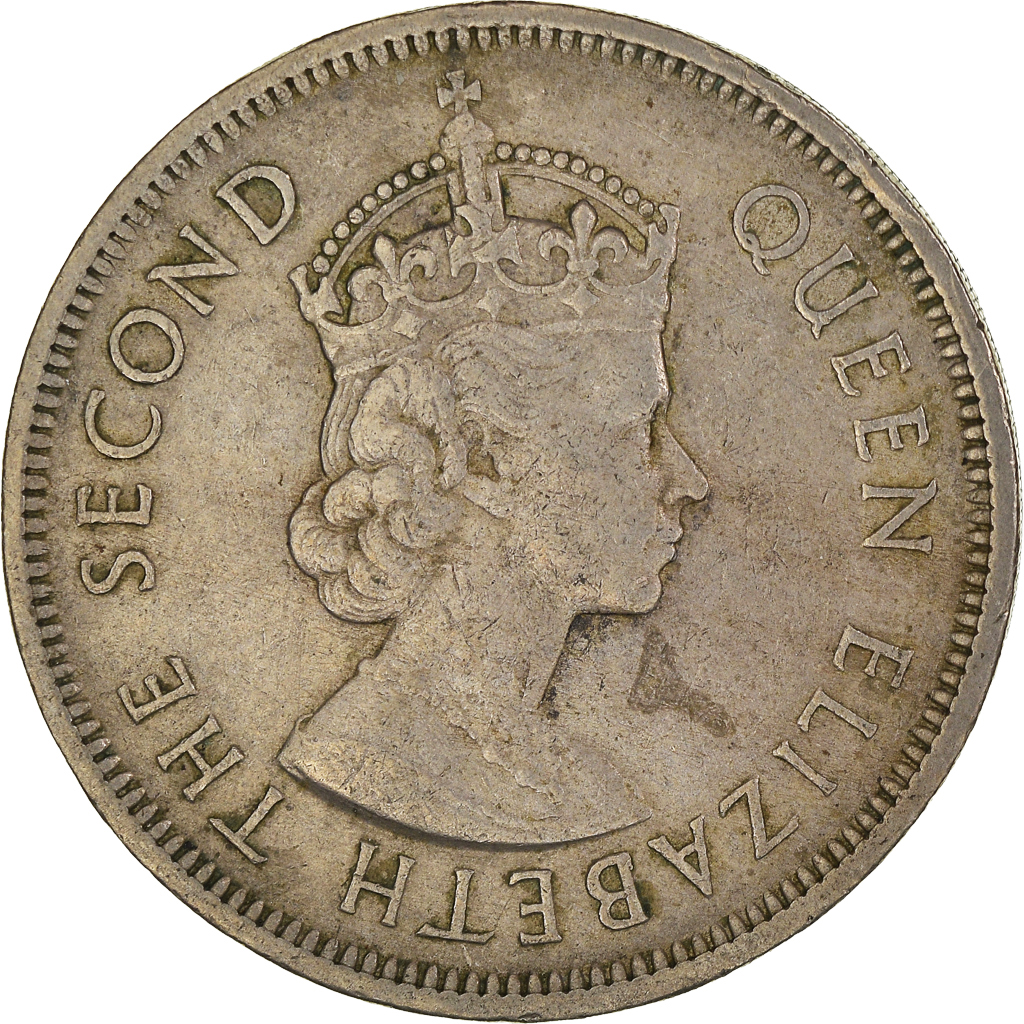 Moneda, Hong Kong, Dollar, 1960