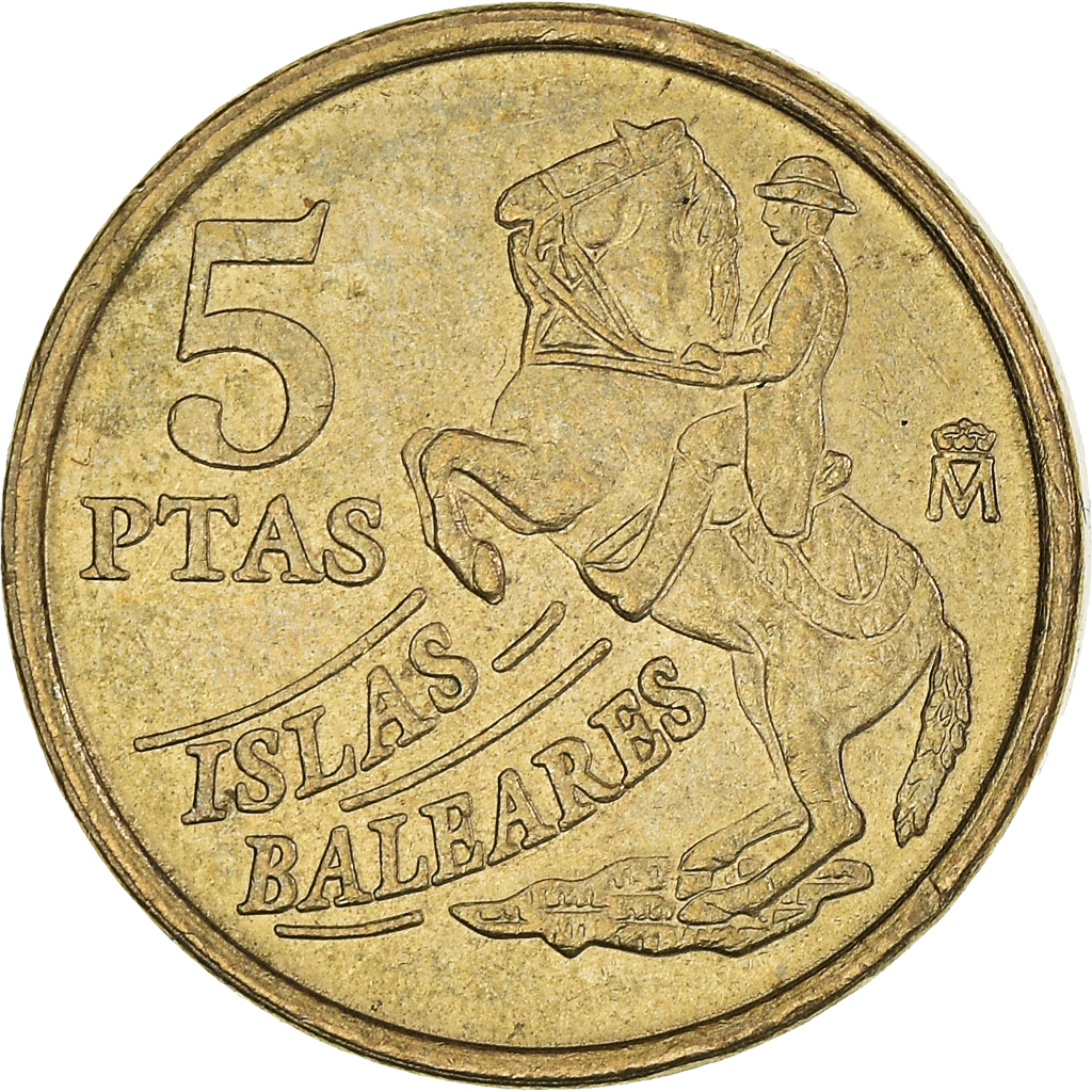 Moneda, España, 5 Pesetas, 1997
