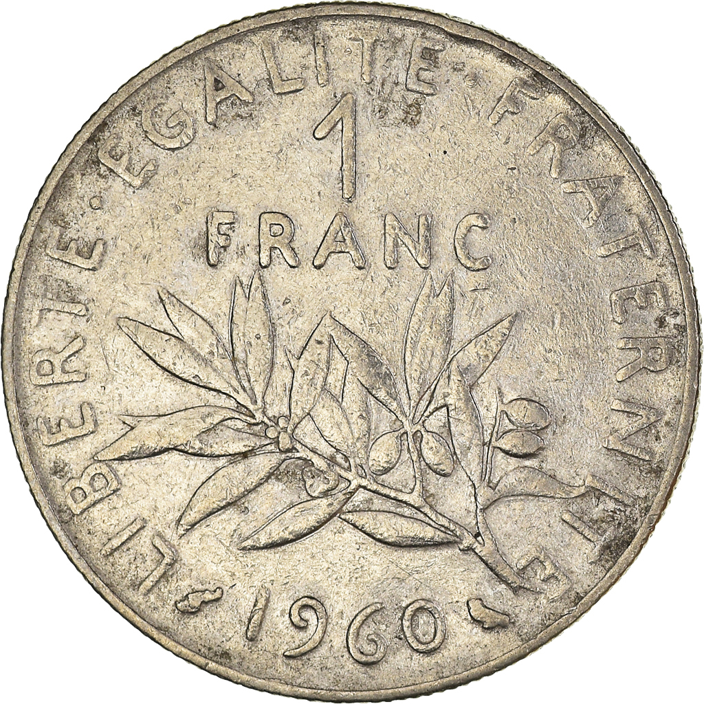 Moneda, Francia, Franc, 1960