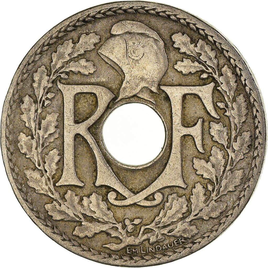 Moneda, Francia, 10 Centimes, 1926