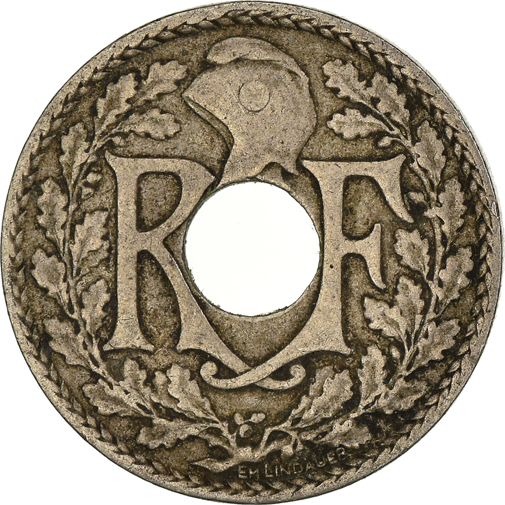 Moneda, Francia, 5 Centimes, 1919