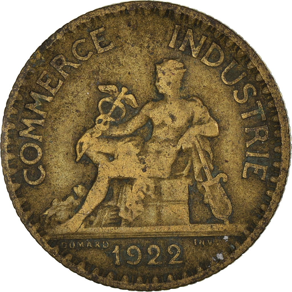 Moneda, Francia, Franc, 1922