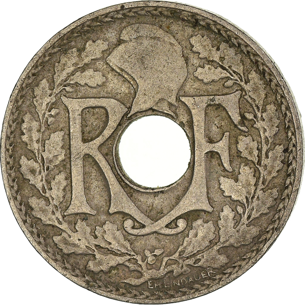 Moneda, Francia, 5 Centimes, 1919