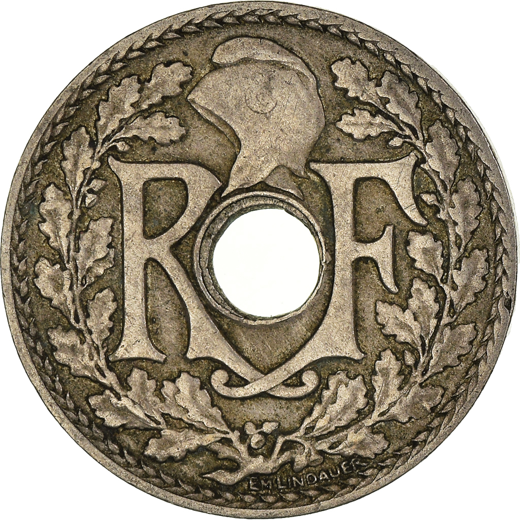 Moneda, Francia, 10 Centimes, 1927