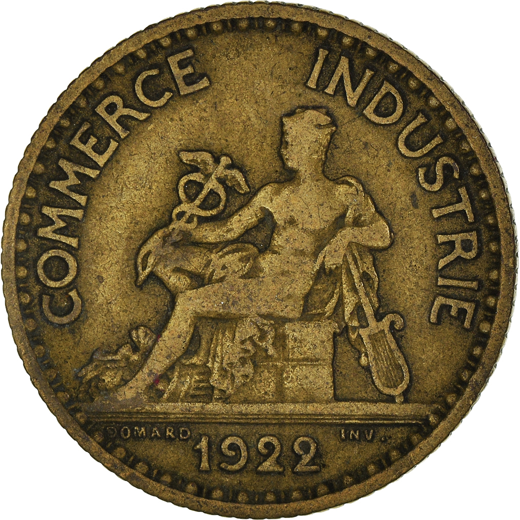 Moneda, Francia, Franc, 1922