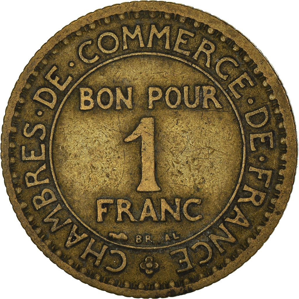 Moneda, Francia, Franc, 1922