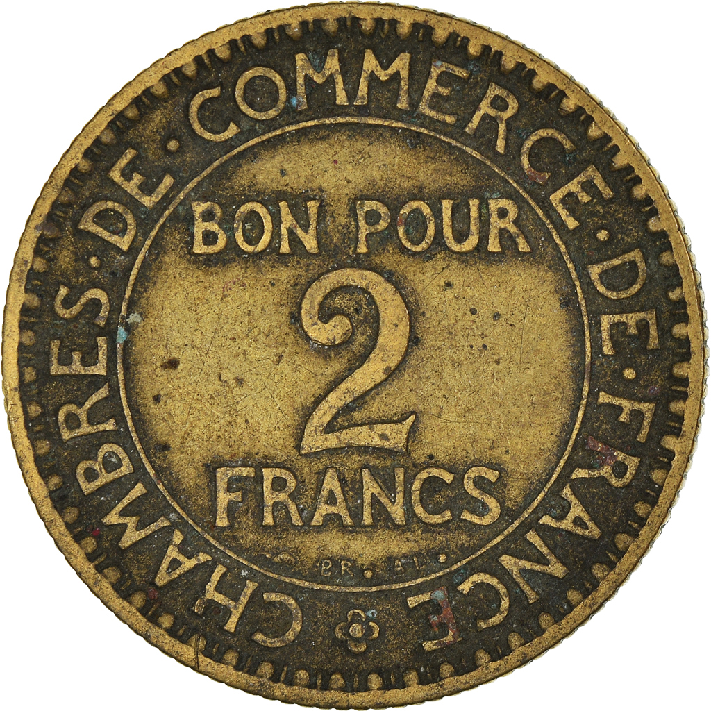 Moneda, Francia, 2 Francs, 1922