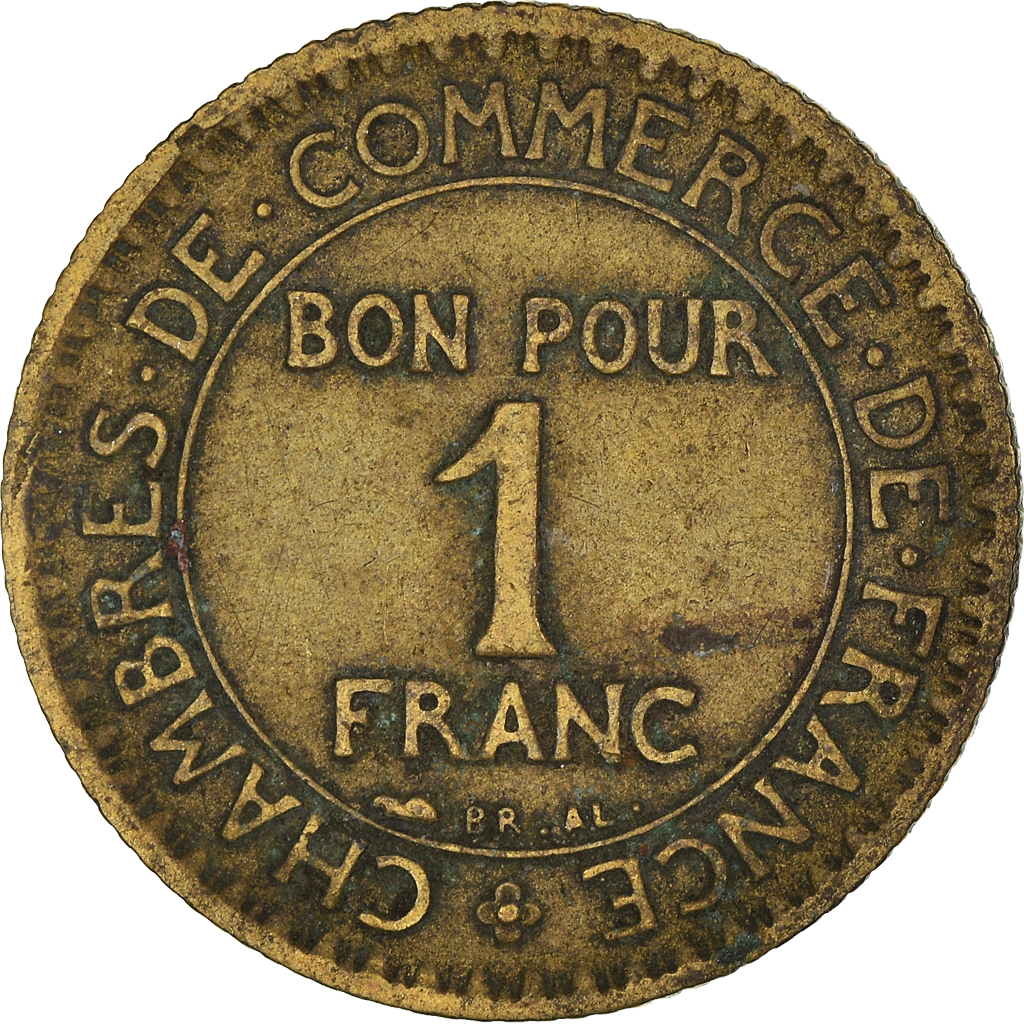 Moneda, Francia, Franc, 1922
