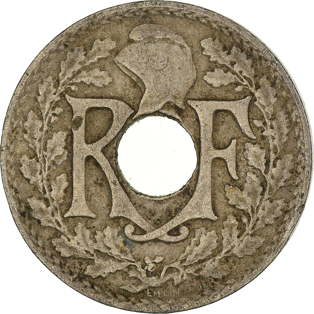 Moneda, Francia, 5 Centimes, 1920