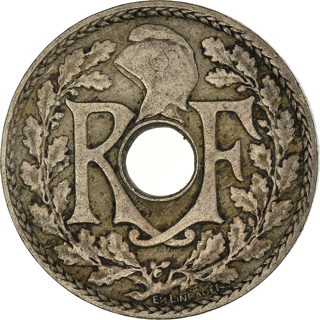 Moneda, Francia, 10 Centimes, 1924