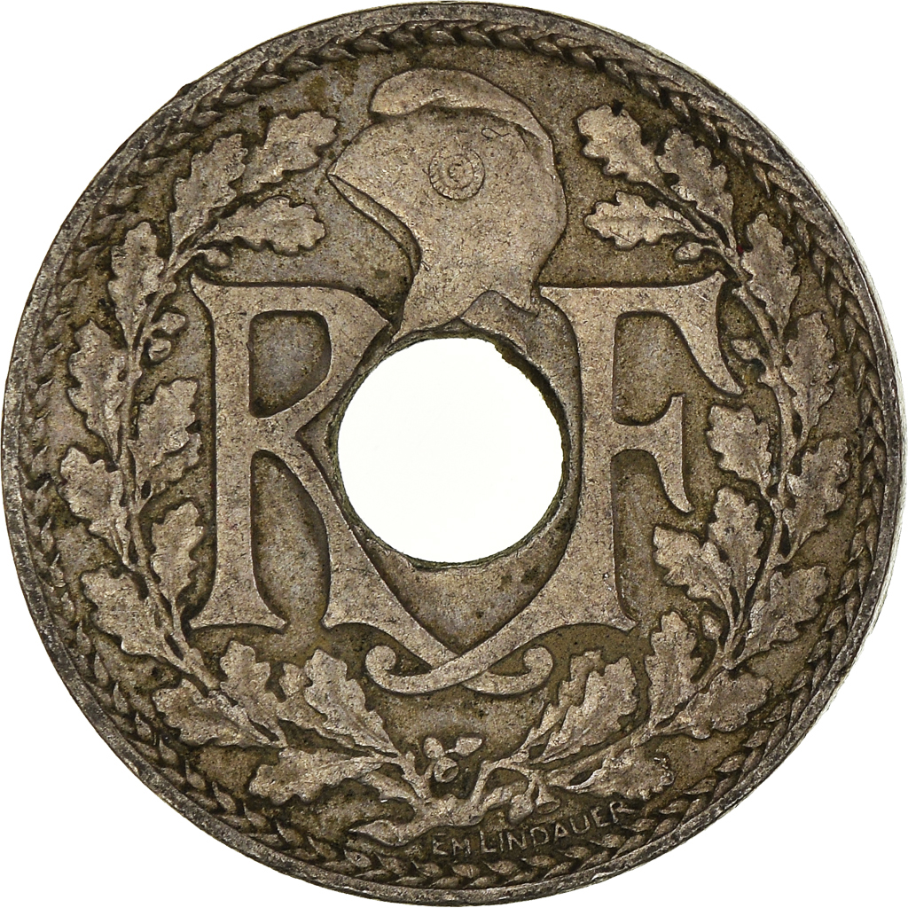 Moneda, Francia, 10 Centimes, 1924
