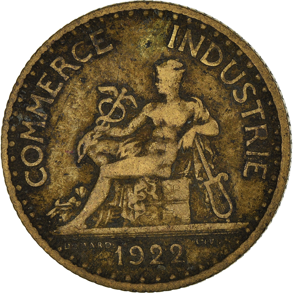 Moneda, Francia, Franc, 1922
