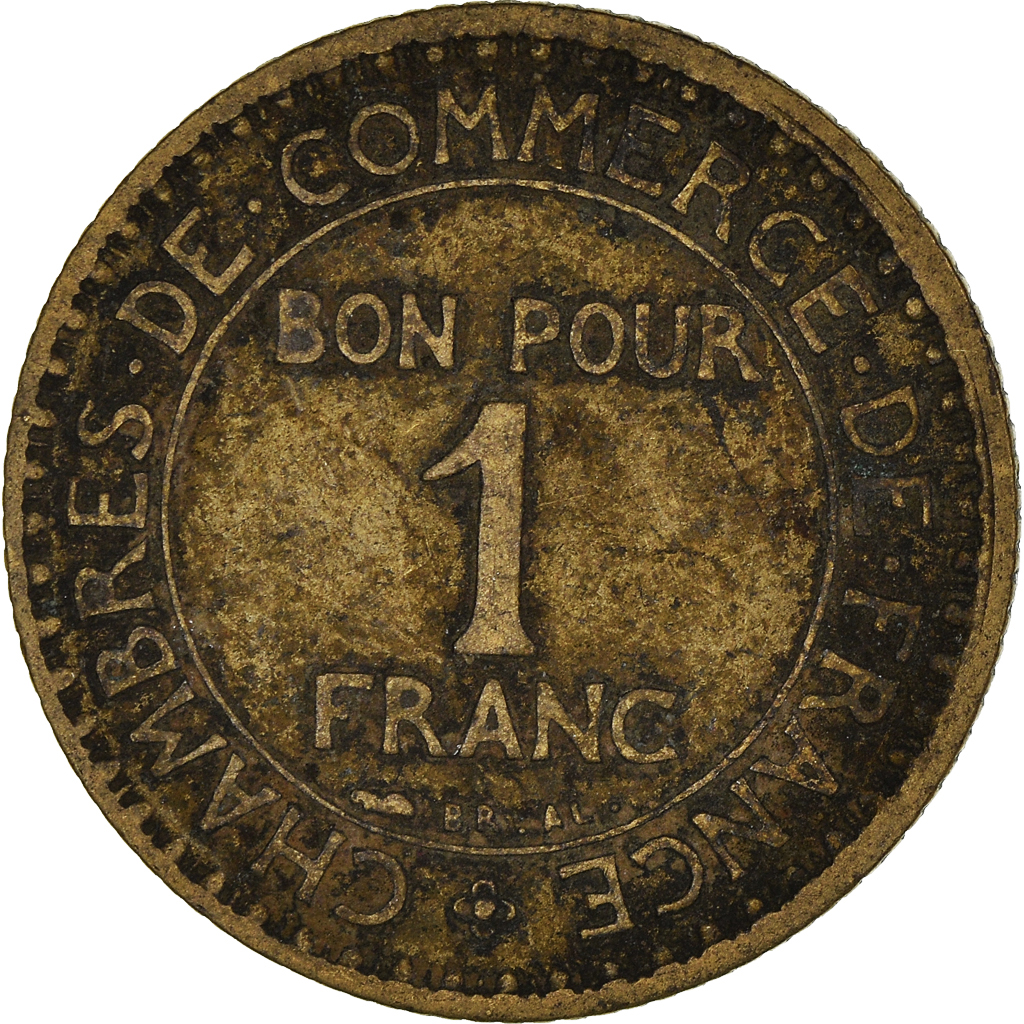 Moneda, Francia, Franc, 1922