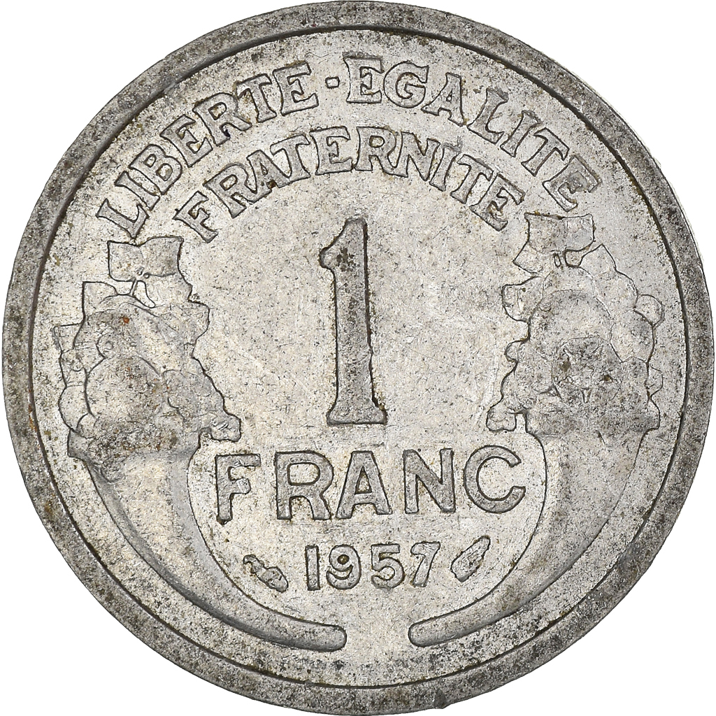 Moneda, Francia, Franc, 1957