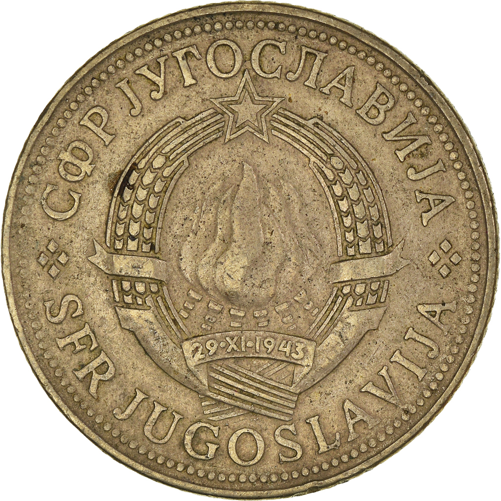 Moneda, Yugoslavia, 10 Dinara, 1979