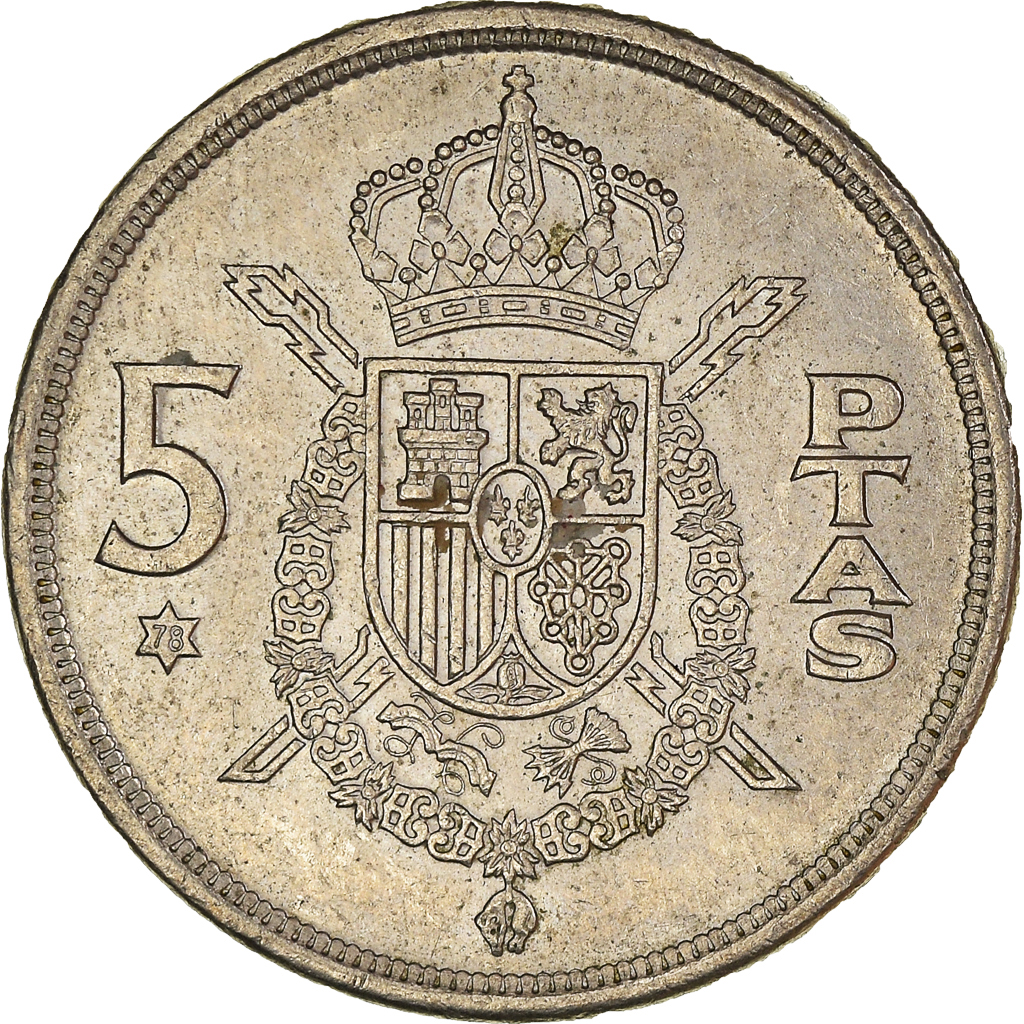 Moneda, España, 5 Pesetas