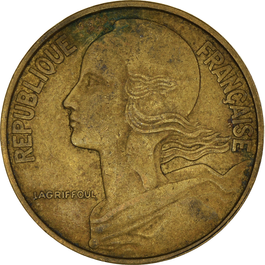 Moneda, Francia, 20 Centimes, 1967