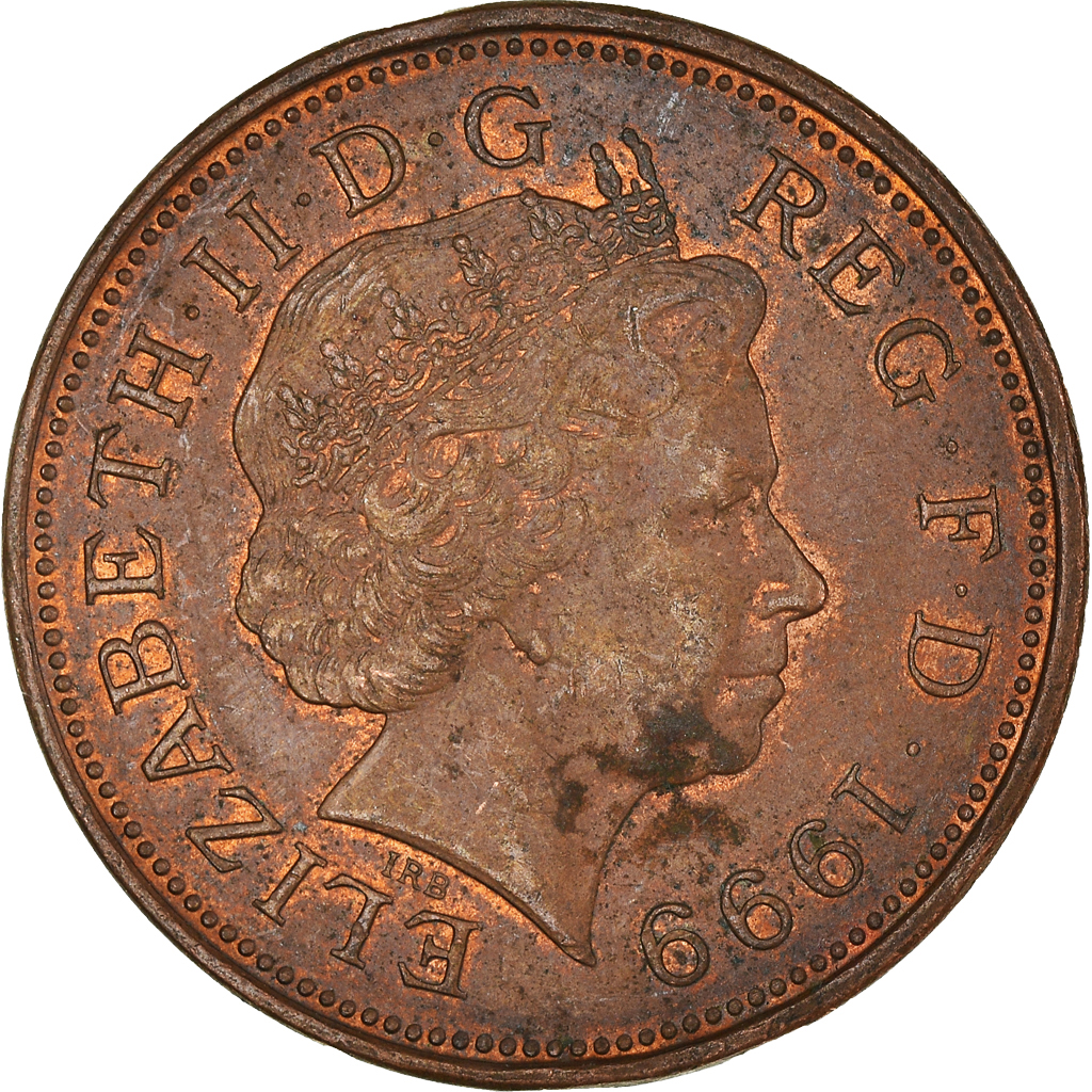 Moneda, Gran Bretaña, 2 Pence, 1999