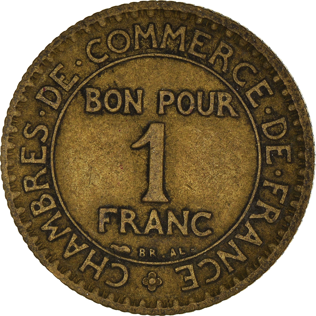 Moneda, Francia, Franc, 1923