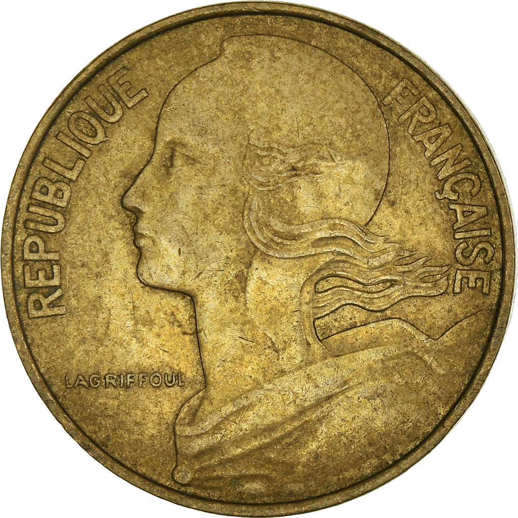 Moneda, Francia, 10 Centimes, 1985