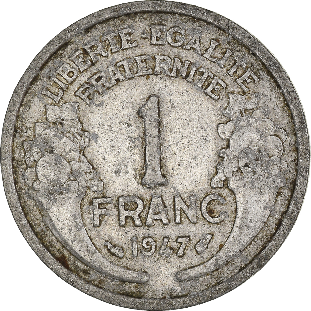 Moneda, Francia, Franc, 1947