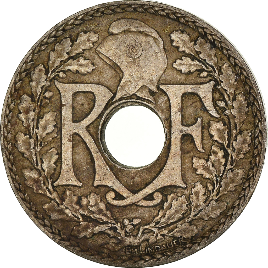 Moneda, Francia, 10 Centimes, 1918