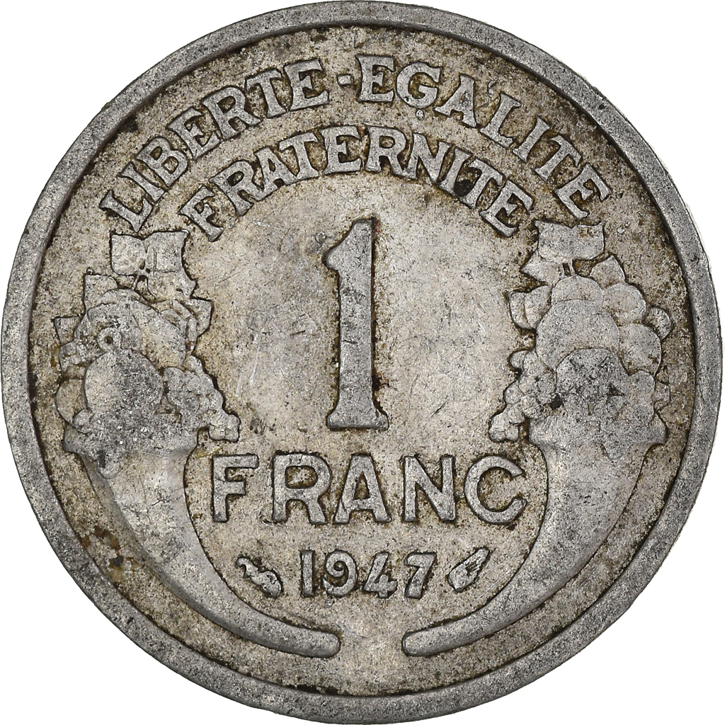 Moneda, Francia, Franc, 1947
